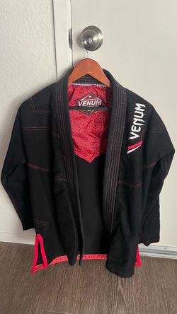 Venum Elite BJJ Gi Jacket Black Red - MMA gear