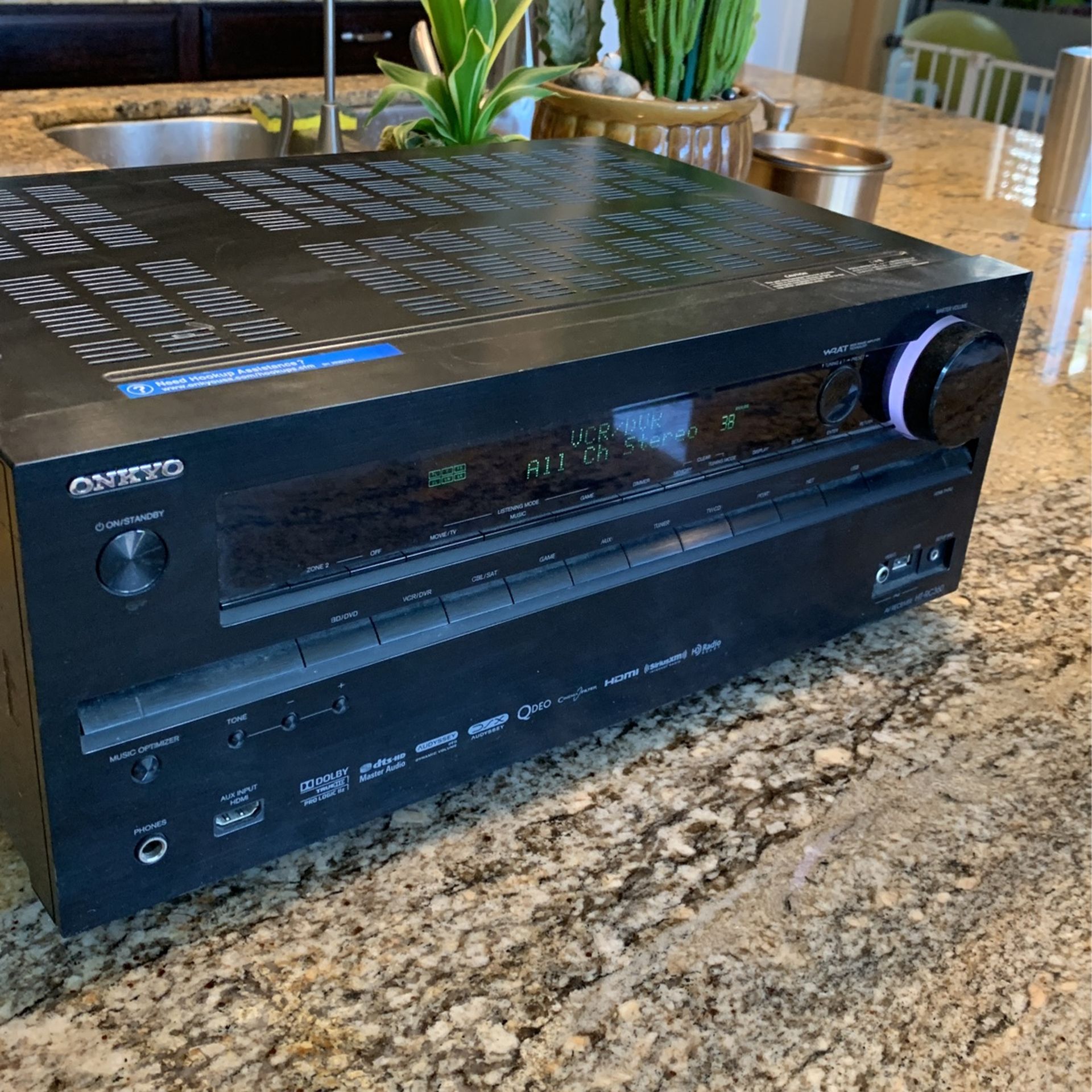 Onkyo  HT-RC360 3D Ready Home Theater Receiver - NO REMOTE 