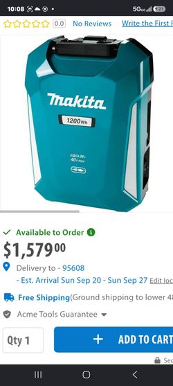 Makita max connect 40v battery