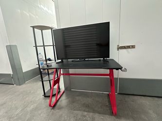 Red Ergonomic Gaming Desk
