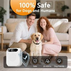 Anti Barking Devices - 30FT Effective Range,3 Adjustable Modes, Rechargeable Ultrasonic Dog Bark Deterrent - S uitable for All Large & Small Dogs