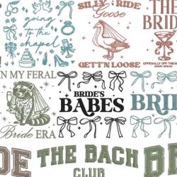 Bachelorette Party Embroider Products Design Logo Gift 