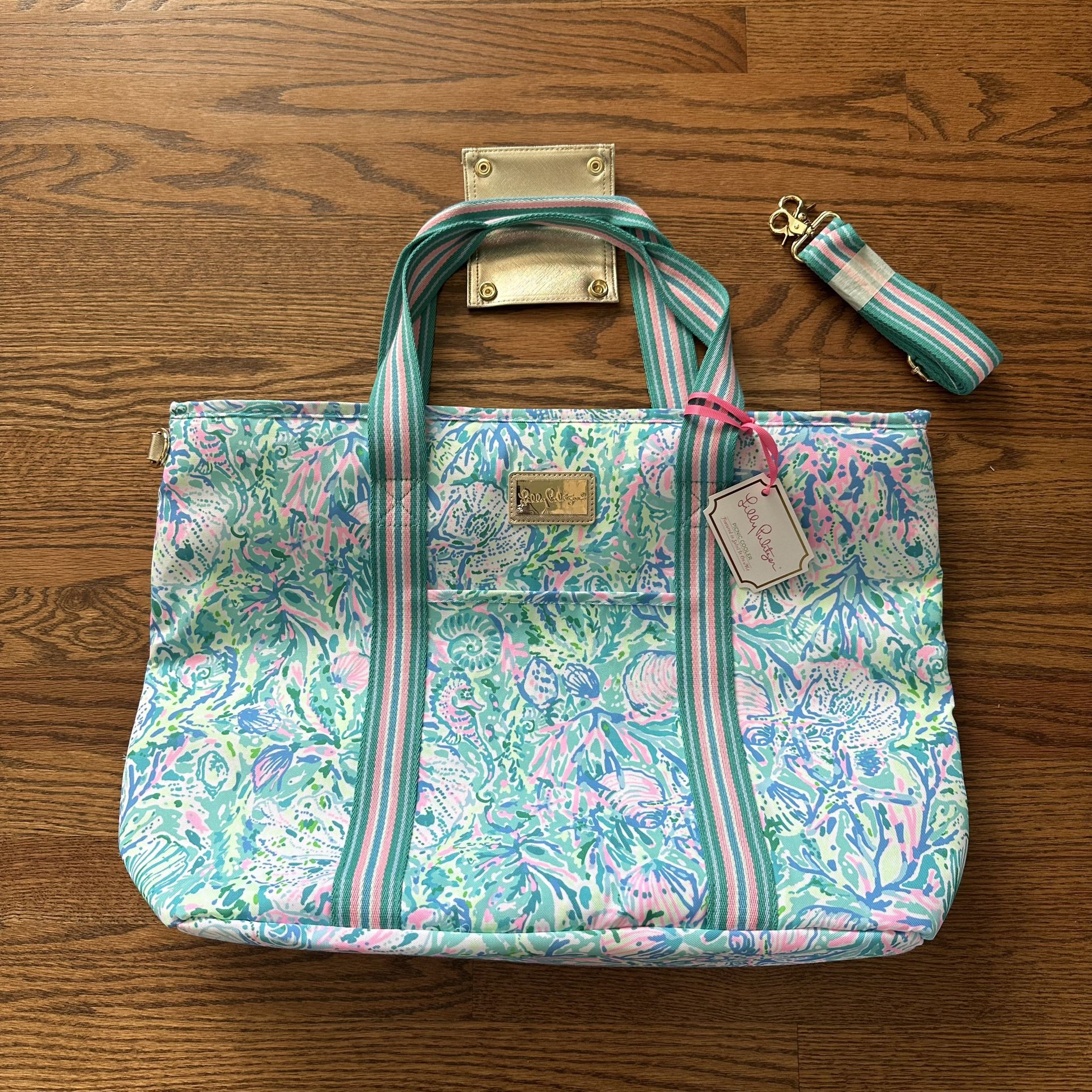 NWT Lilly Pulitzer Picnic Cooler Tote Bag Solei It On Me