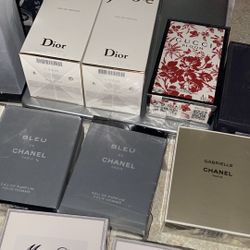 Dior, Chanel , Versace ,tom Ford 