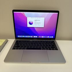 Apple 2016 13” MacBook Pro Touch Bar Retina 2.9ghz Core i5 16gb RAM 512gb Flash macOS Monterey LOW Battery Cycle Counts 