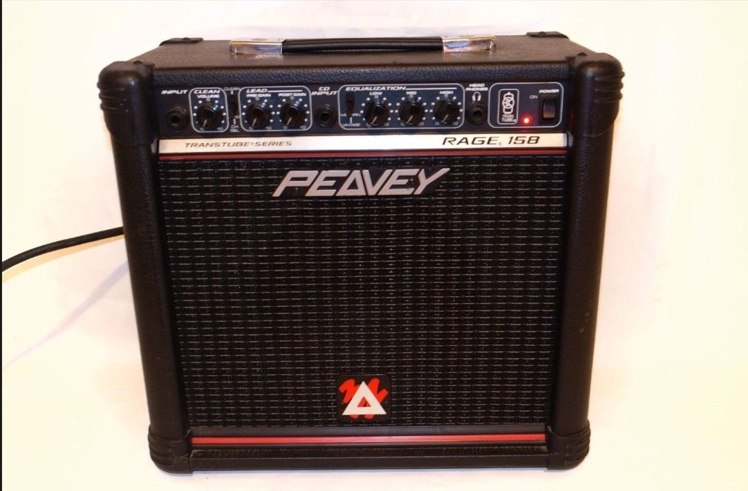 Peavey Rage 158 Transtube Series Electric Guitar Combo Amp 15 Watt Tested&Works