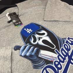 Halloween Dodgers, Baseball, Halloween, Ghost Face, T-shirts
