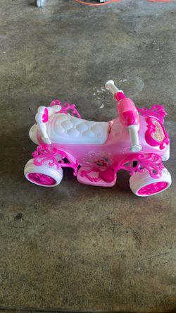 Pink princess motorcycle bike