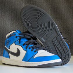 Nike Air Jordan 1 Mid Men's Size 11 SE Signal Blue (DD6834-402)