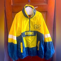 Vintage 90's FansGear U OF M Windbreaker 🏈🏀⚽️⚾️