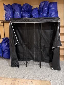 Heavy Duty Clothing Rack with Oxford Cloth Cover