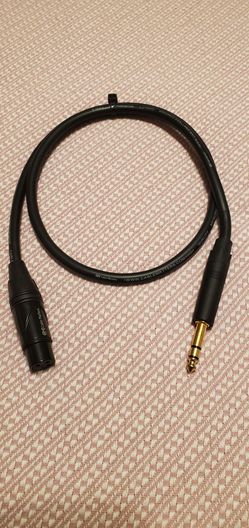 Audio Cable  1/4 Inch TRS to XLR Cable, Male to Female, 3ft
TRS Male to XLR Female, XLR to 1/4 Cable
