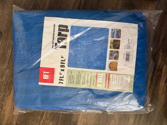 HFT 7ft 4in x 9ft 6in Blue Tarp