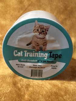 Cat Training Tape 3” x 30’ Anti-Scratch, No damage surface