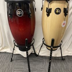 Mint Meinl Conga Set with Stands and Cases