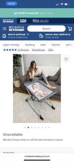 Portable Baby Rocker Bassinet With Carrier