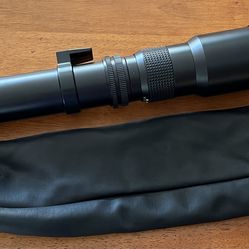 Quantaray 500 mm Camera Lens w/ Case