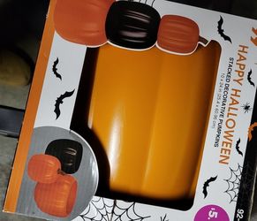 Halloween Pumpkin Decorations Trio
