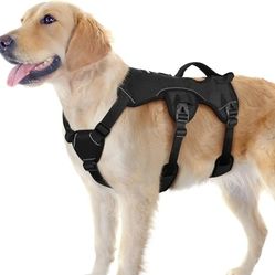 Escape Proof Dog Harness No Pull Vest with Lift Handle Reflective and Adjustable