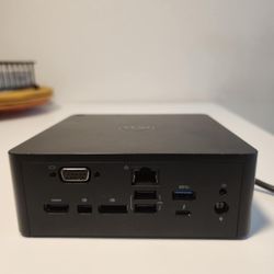 Docking Station ( Device to connect two or three monitors ). Dell K16A Thunderbolt Dock USB Type-C HDMI, DisplayPort. Thunderbolt & VGA.  Nothing wron