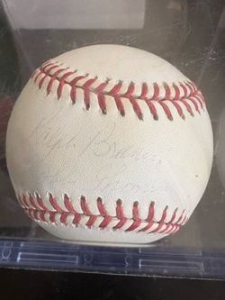 Autographed Baseball with Signatures