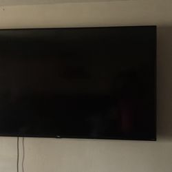 65 “ Roku Tv ( No Legs )  W/ Tilted Mount & 24 “ Acer Monitor 