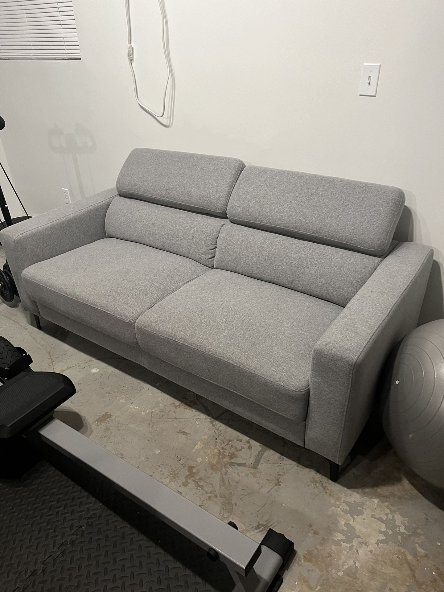 Grey Loveseat No Pets Or Non Smoking Home