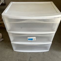 White 3 Tier Storage  Container