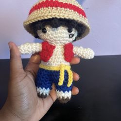 Crochet Luffy from One Piece