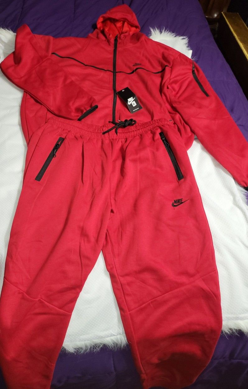Red Mens Nike Jogger Fit