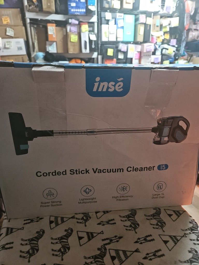 INSE 15kPa Corded Stick Vacuum Cleaner, 3 in 1