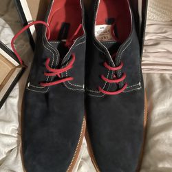 Giorgio Brutini Blue Suede Shoes Size 13 