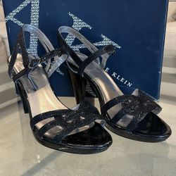 Anne Klein Akexcort Black Dress Sandals