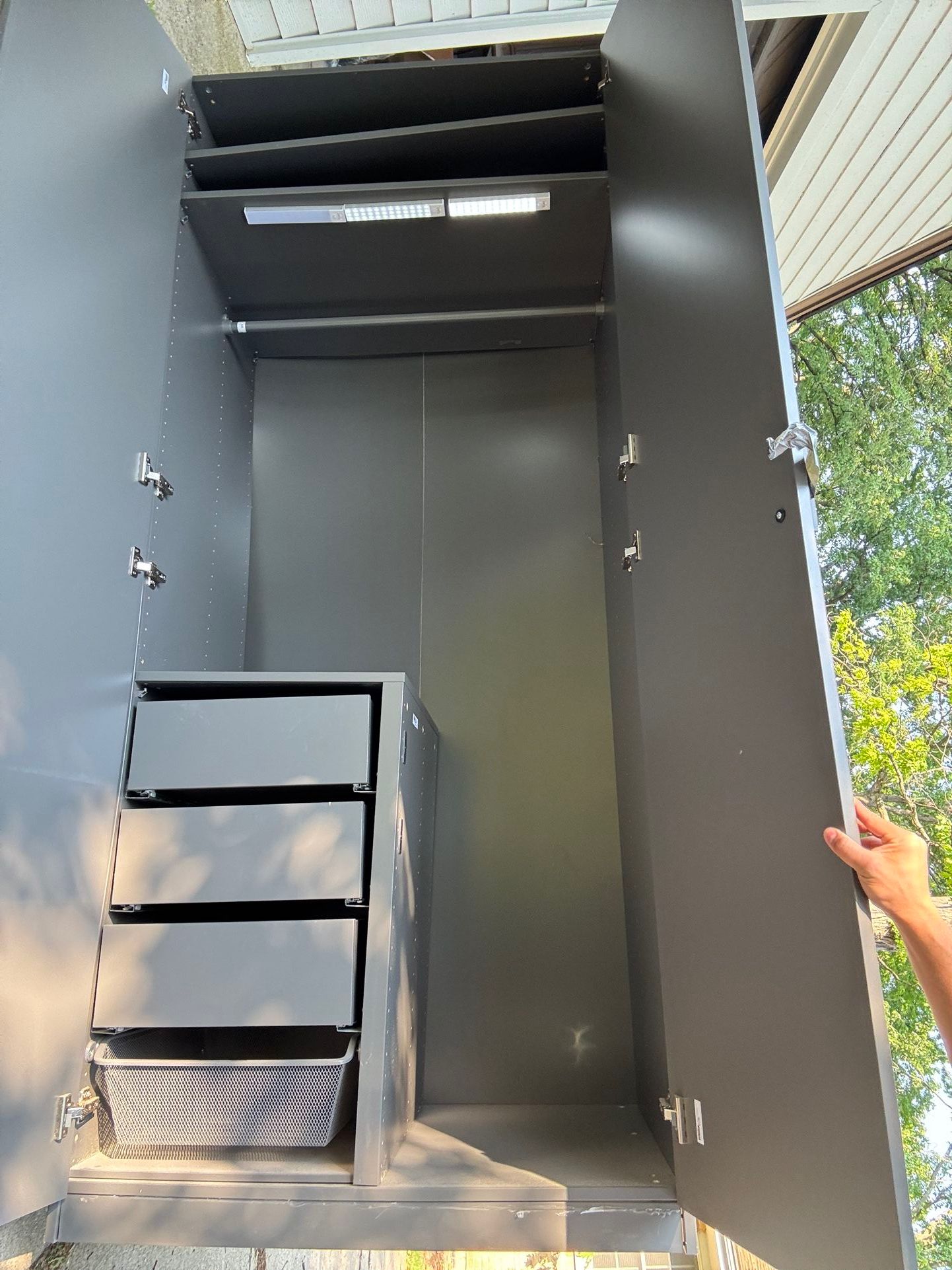 Large Wardrobe/closet With Lights