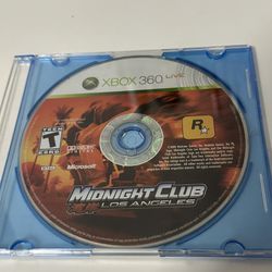 Midnight Club Los Angeles (Xbox 360) $5