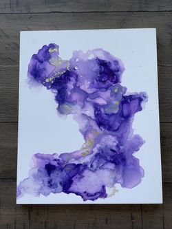 handmade alcohol ink art
