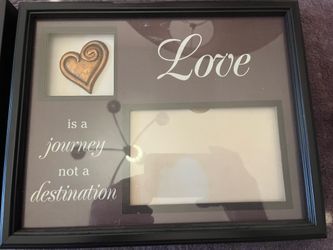 Love Quote Shadow Box Picture Frame