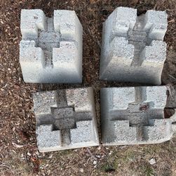New Concrete Deck Blocks. Read description 1st