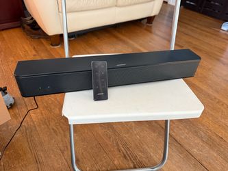 Bose Solo TV Sound System Soundbar II Black , With Power Adapter, Remote , Works