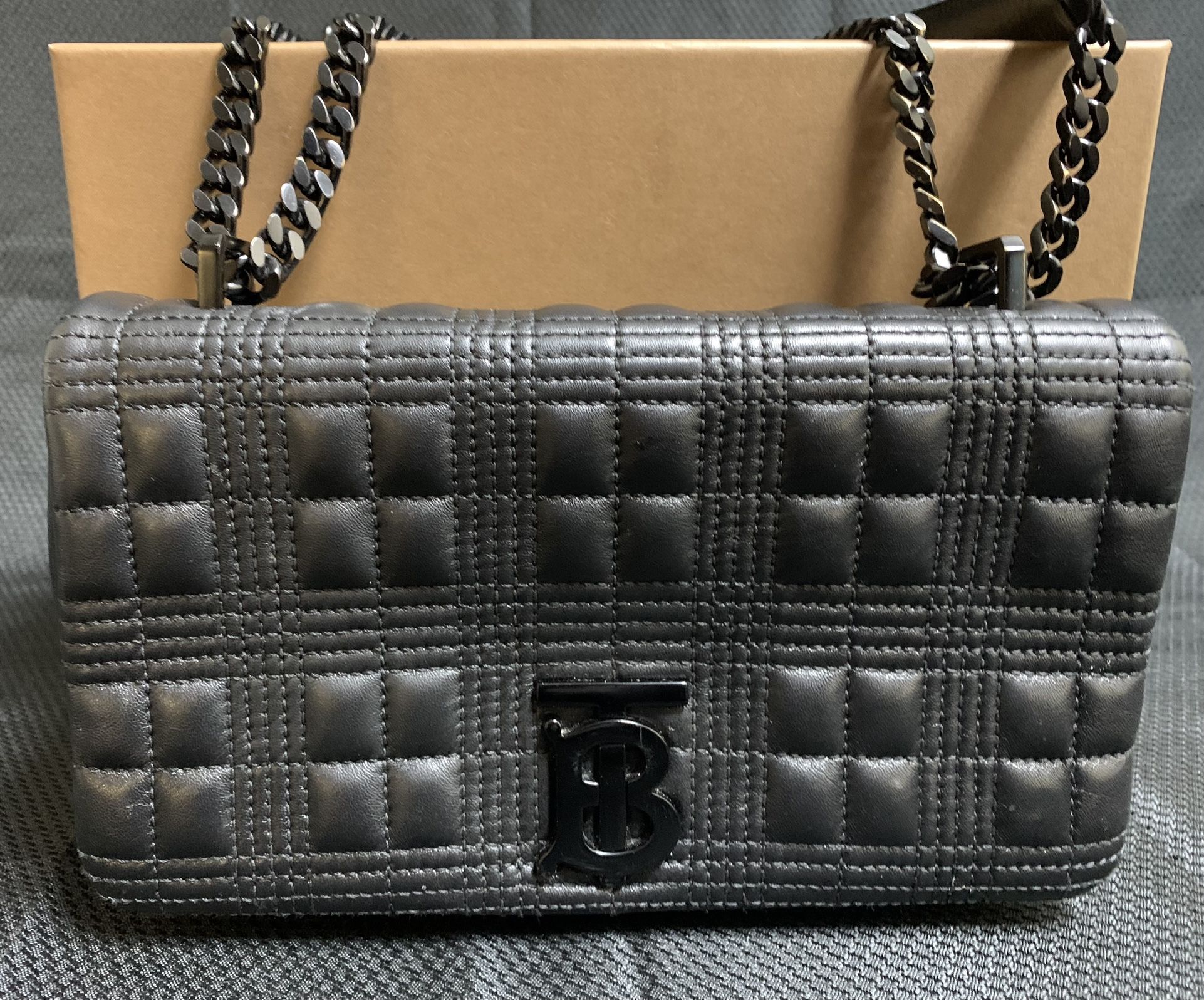 Burberry Quilted Lola Bag 