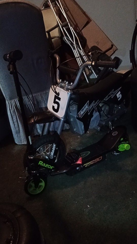 Electric Razor Scooter and/or Dirt Bike