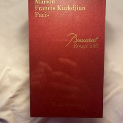 maison francis kurkdjian baccarat rouge 540