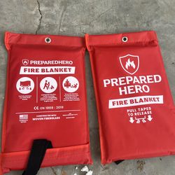 Prepared Hero Fire Blankets (2-Pack) – New