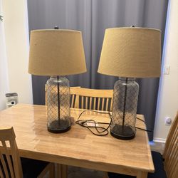 2 Ashley Furniture Lamps 
