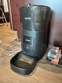 WOPET 6L Automatic Pet Food Dispenser,WiFi Pet Feeder