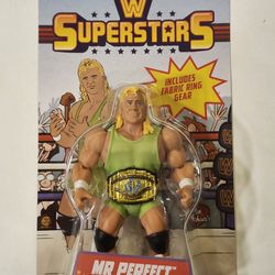 WALMART  EXCLUSIVE. WWE SUPER STARS SERIES 6. MR. PERFECT 6 " ACTION FIGURE.