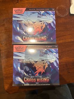 Chaos Rising Elite Trainer Box ETB Pokemon x5