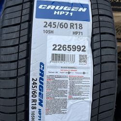 KUMHO CRUGEN HP71 245/60R18 TIRES FOR SALE!!!