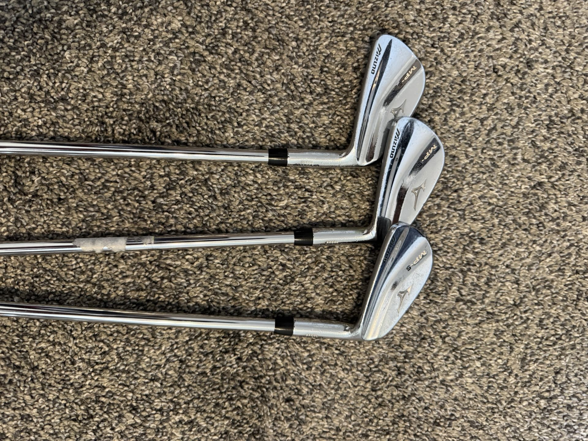 Mizuno MP5 Blades 5-9 Irons, Stiff Shaft, Midsize Grips