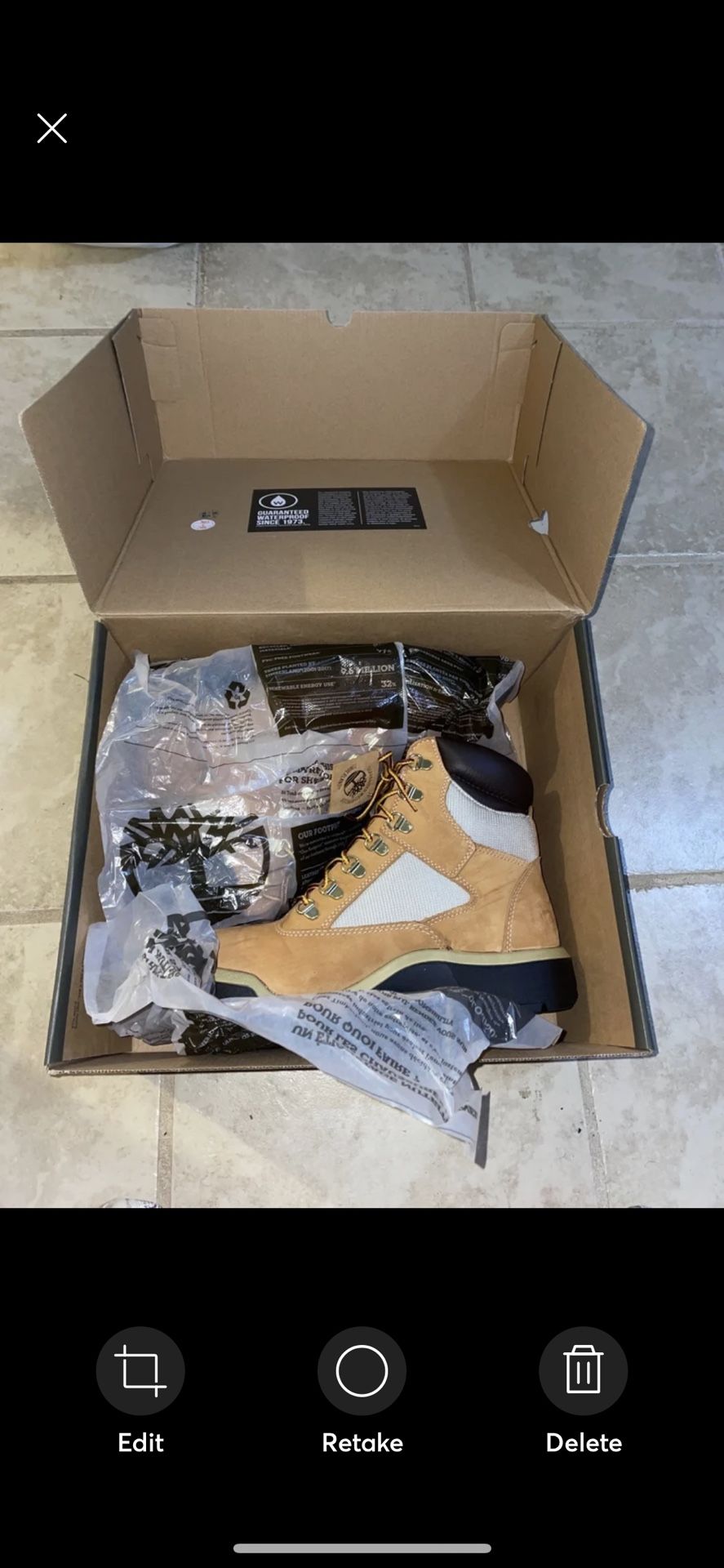 Timberland Field Boot 6 in wd “WHEAT NUBUCK”